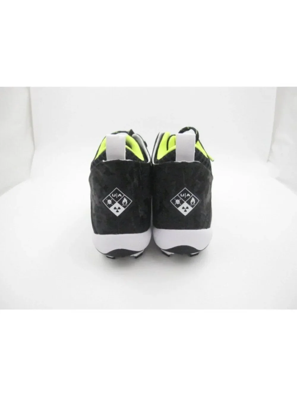 Under Armour Hammer MC 2.0 Cleats Men Sz 10.5 Black White Football (F14)